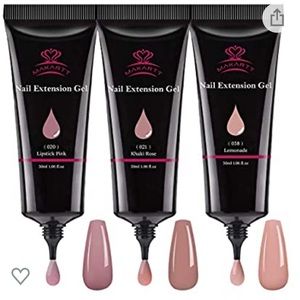 Polygel 3 color nail kit